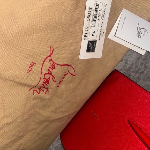 Christian Louboutin Vibrant Red Handbag - Picture 5 of 9